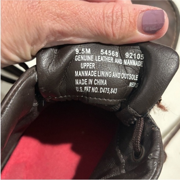 Timberland Men's 54568 Baluster Chukka Boots in Dark Brown Leather Size 9.5 - Picture 6 of 9